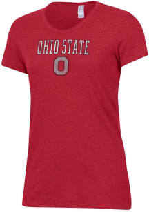 Alternative Apparel Ohio State Buckeyes Womens Red Keepsake Short Sleeve T-Shirt