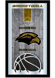 Southern Mississippi Golden Eagles Basketball Hanging Back Bar Mirror