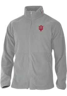 Mens Indiana Hoosiers Grey Columbia Everest Ridge Long Sleeve Full Zip Jacket
