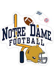 Notre Dame Fighting Irish Correlate Football Stickers - Navy Blue