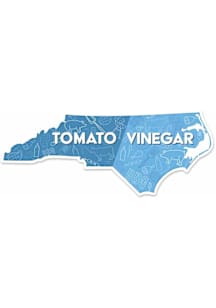 North Carolina Tomato vs Vinegar Stickers - White