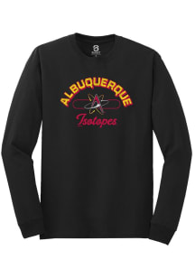 Summit Sportswear Albuquerque Isotopes Black Vintage Arch Script Long Sleeve T Shirt