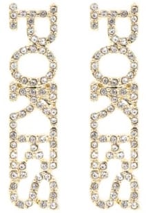 Oklahoma State Cowboys Pave Rhinestone Stud Womens Earrings