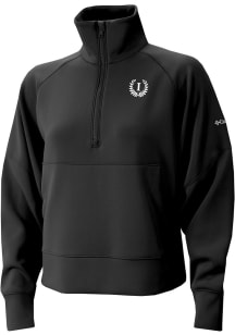 Columbia Indianapolis Greyhounds Womens Black Vault Heat Seal Wickham Hills Qtr Zip Pullover