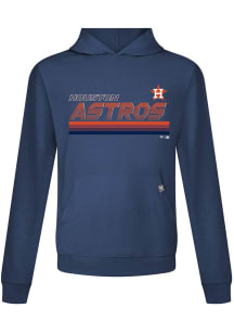 Levelwear Houston Astros Mens Navy Blue Relay Breaker Hood