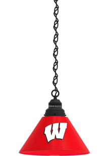 Black Wisconsin Badgers Single Billiard Lamp