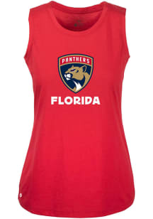 Levelwear Florida Panthers Womens Red Macy Home Turf Tank Top