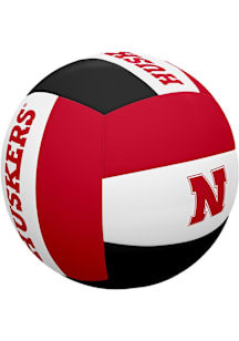 Logo Brands Nebraska Cornhuskers Black and red full size Volleyball