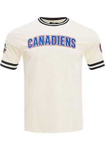 Pro Standard Montreal Canadiens White Classic Chenille Short Sleeve T Shirt