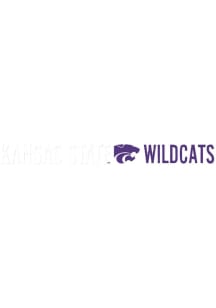 Purple K-State Wildcats Long Text Decal