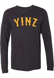 Summit Sportswear Pittsburgh Black Yinz Long Sleeve Fashion T Shirt
