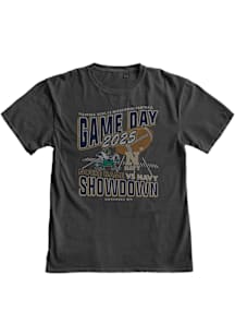 Blue 84 Notre Dame Fighting Irish Black Football vs Navy Midshipmen Short Sleeve T Shirt