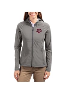 Cutter and Buck Texas A&amp;M Aggies Womens Graphite Adapt Eco Light Weight Jacket