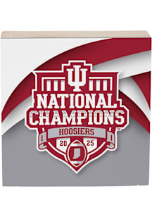 Indiana Hoosiers 2025 CFP National Champions 6x6 Desk Accessory
