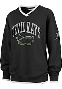 47 Tampa Bay Rays Womens Purple Daze Eighties Crew Sweatshirt