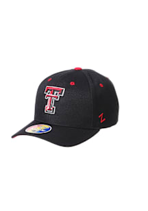 Zephyr Texas Tech Red Raiders Black Competitor Youth Youth Adjustable Hat