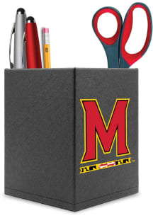 Black Maryland Terrapins Logo Desk Caddy