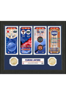 Florida Gators 2025 National Champions Ticket Collection Plaque