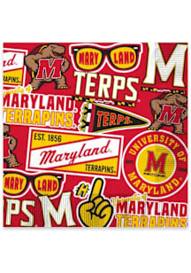 Maryland Terrapins 6.5" 25 pk Square Napkins