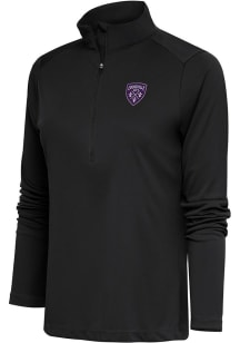 Antigua Louisville City FC Womens Dark Grey Tribute Qtr Zip