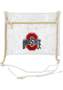Ohio State Buckeyes Flat Womens Clear Tote