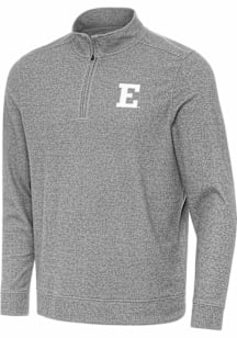 Antigua Eastern Michigan Eagles Mens Black Subtle Long Sleeve Qtr Zip Pullover