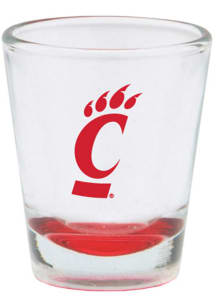 Cincinnati Bearcats 1.5 oz Bottom Colored Shot Glass