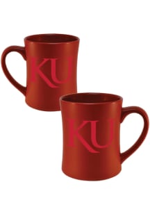 Kansas Jayhawks 16 oz Tonal Secondary Logo Mug