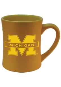Michigan Wolverines 16 oz Tonal Secondary Logo Mug