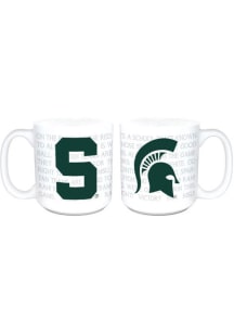 White Michigan State Spartans 20oz Fight Song Mug