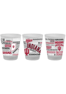 Indiana Hoosiers Campus Wrap Frosted Shot Glass