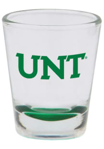 North Texas Mean Green 1.5 oz Bottom Colored Shot Glass