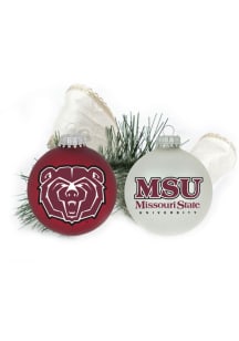 Missouri State Bears Two Pack Ball Ornament