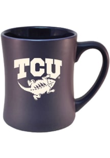 TCU Horned Frogs 16 oz Etched School Seal Mug