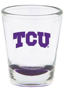 TCU Horned Frogs 1.5 oz Bottom Colored Shot Glass