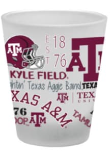 Texas A&amp;M Aggies Campus Wrap Frosted Shot Glass