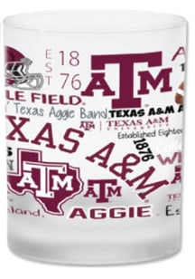 Texas A&amp;M Aggies 14 oz Campus Wrap Rock Glass
