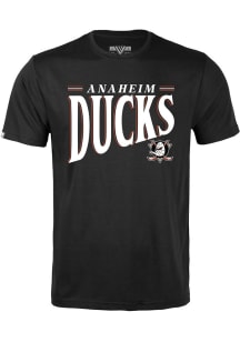 Levelwear Anaheim Ducks Youth Black Richmond Jr Tally Short Sleeve T-Shirt