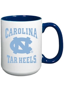North Carolina Tar Heels 15oz Combo Ceramic Mug - White