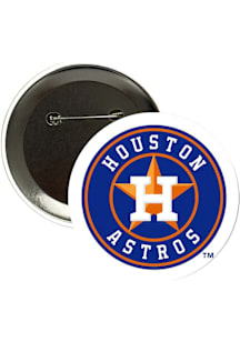 Houston Astros 3" Primary Logo Button - Navy Blue