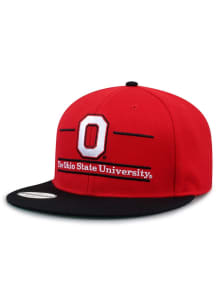 2T Split Bar Wool Ohio State Buckeyes Mens Snapback - Red