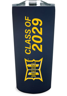 Navy Blue Drexel Dragons 18oz Class of 2029 Soft Touch Stainless Steel Tumbler