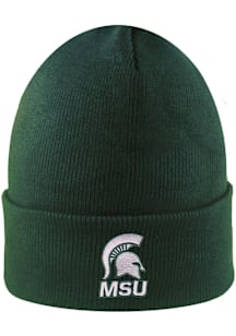 LogoFit Michigan State Spartans Green South Pole Mens Knit Hat