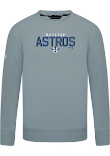 Levelwear Houston Astros Grey Mandate Carve Long Sleeve T Shirt
