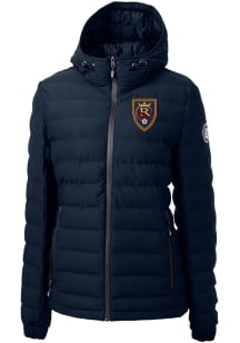 Cutter and Buck Real Salt Lake Womens Navy Blue Mission Ridge Repreve Heavy Weight Jacket