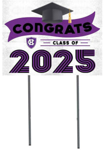 Holy Cross Crusaders KH Sports Fan 18x24 Yard Sign with Stakes Class of 2025 Yard Sign - White