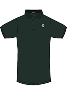 Greyson Michigan State Spartans Mens Green Hyde Short Sleeve Fashion Polo