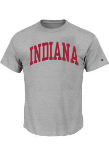Indiana Hoosiers Mens Grey Arch Name Big and Tall T-Shirt