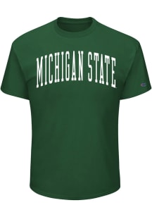 Michigan State Spartans Mens Green Arch Name Big and Tall T-Shirt