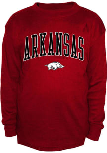 Arkansas Razorbacks Mens Crimson Thermal Big and Tall Long Sleeve T-Shirt